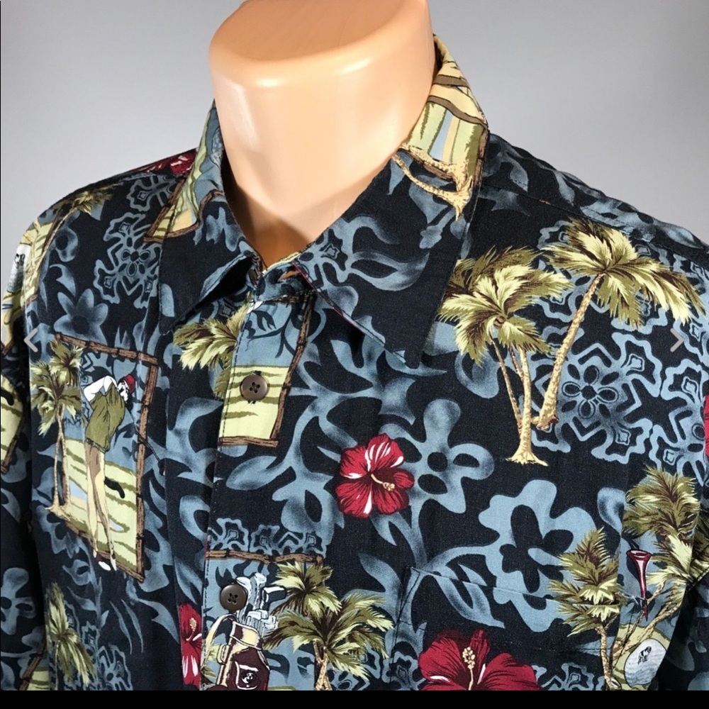 Big Dog Hawaiian button shirt